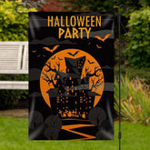 Lofaris Shadow Castle Moon Halloween Yard Flag Outside Decor